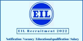 EIL recruitment 2022 in tamil