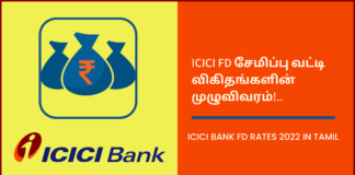 ICICI bank fd rates 2022 in Tamil